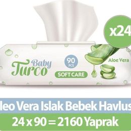 Baby Turco 24x90'lı Aloe Vera Islak Mendil