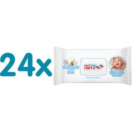 Baby Turco 24x90'lı Beyaz Sabun Kokulu Islak Havlu