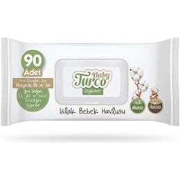 Baby Turco 24x90'lı Doğadan Yenidoğan Islak Bebek Havlusu