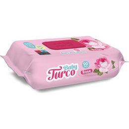 Baby Turco 24x90'lı Gül Kokulu Islak Bebek Havlusu