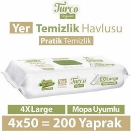 Baby Turco 4x50'li Yeşil Sabun Temizliği Yer Temizlik Havlusu