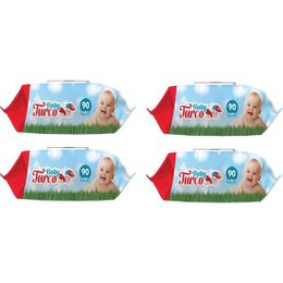 Baby Turco 4x90'lı Klasik Islak Havlu Mendil
