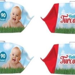 Baby Turco 4x90'lı Klasik Islak Havlu Mendil