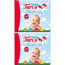 Baby Turco 6x60 360 Adet Doğadan Islak Havlu Mendil