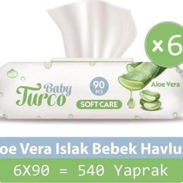 Baby Turco 6x90'lı Aloe Vera Islak Mendil