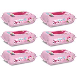 Baby Turco 6x90'lı Rose Islak Mendil