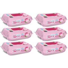 Baby Turco 6x90'lı Rose Islak Mendil