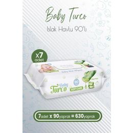 Baby Turco 7x90'lı Softcare Aloe Vera Islak Bebek Havlusu