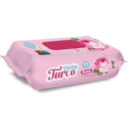 Baby Turco 90 Yaprak Gül Islak Havlu Mendil