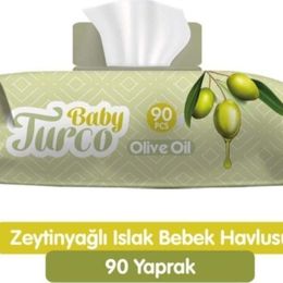 Baby Turco 90'lı Zeytinyağlı Islak Havlu