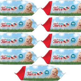 Baby Turco 9x90 Yaprak Klasik Islak Havlu Mendil
