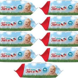 Baby Turco 9x90 Yaprak Klasik Islak Havlu Mendil
