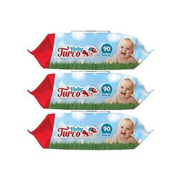 Baby Turco Klasik 3x90 Yaprak Islak Havlu Mendil