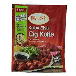 Bağdat Baharat 120 gr Kolay Etsiz Çiğ Köfte Bulgur ve Baharat Karışımı