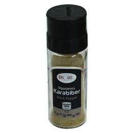 Bağdat Baharat 55 gr Öğütülmüş Karabiber Tuzluklu Kapak Cam Şişe