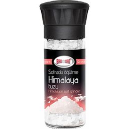 Bağdat Baharat Himalaya Çakıl Tuzu Sofrada Öğütme 110gr Değirmen