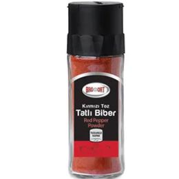 Bağdat Tuzluklu Cam 48 gr Kırmızı Toz Tatlı Biber