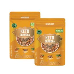 Balanu 360 gr Glutensiz Vegan Badem ve Kabak Çekirdekli Düşük Şekerli Keto Granola