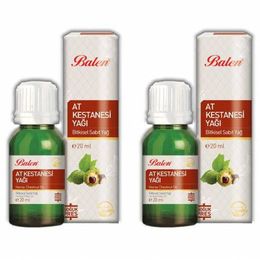 Balen 2x20 ml At Kestanesi Yağı