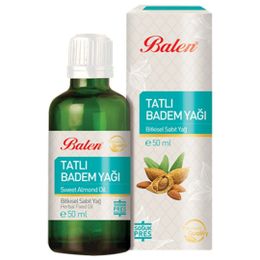 Balen 50 ml Soğuk Pres Tatlı Badem Yağı