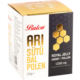Balen Arı Sütü Bal Polen 12000 Mgr 230 gr