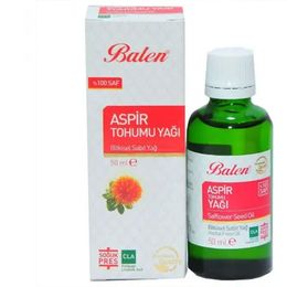 Balen Doğal Distilasyon 50 ml Saf Aspir Tohumu Yağı