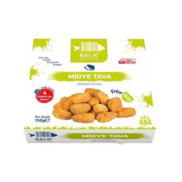 Balık Dünyası 150 gr Dondurulmuş Pane Et Midye