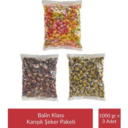 Balin 1x3 kg Poşet Klass Karışık Şeker Paketi