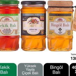 Balparmak 3x460 gr Gurme Ballar Paketi