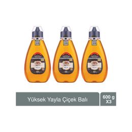 Balparmak 3x600 gr Çıtkapak Yüksek Yayla Çiçek Balı
