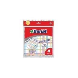 Banat Deseni Ala 4'lü Temizlik Bezi