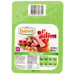 Banvit 60 gr Bi'dilim Piliç Salam