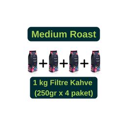 Barabicas 1 kg Rwanda Arabica Bourbon Medium Roast Çekirdek Kahve