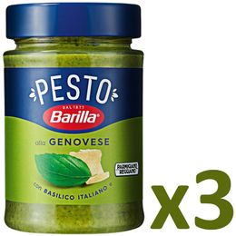 Barilla 3x190 gr Pesto Genovese Fesleğenli Makarna Sosu