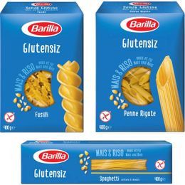 Barilla 3x400 gr Glutensiz Penne Fusulli ve Spagetti Makarna