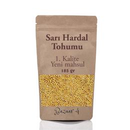 Bazaar 4 185 gr Sarı Hardal Tohumu