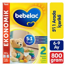 Bebelac 800 gr 2 Devam Sütü