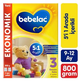 Bebelac 800 gr 3 Devam Sütü