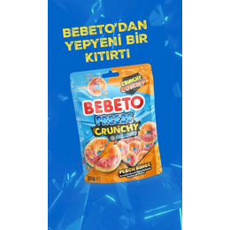 Bebeto 35 gr Freeze Peach Rings Şeker