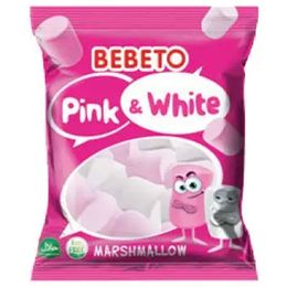 Bebeto Pink And White 250 gr Marshmallow Yumuşak Şeker