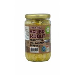 Beferment 660 gr Organik Sauerkraut Sade Ekşi Lahana Turşusu