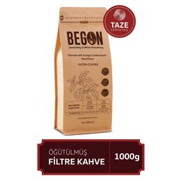 Begon 1 kg Nord Kivu Nitelikli Öğütülmüş Filtre Kahve