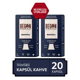 Begon 10'lu Nord Kivu Dark Roast Lungo Kapsül Kahve