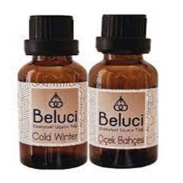 Beluci 2x10 ml Cold Winter + Çiçek Bahçesi Uçucu Aromaterapi Buhurdanlık Yağı Oda Kokusu