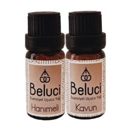 Beluci 2x10 ml Hanımeli + Kavun Uçucu Aromaterapi Buhurdanlık Yağı Oda Kokusu