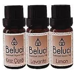Beluci 2x10 ml Kiraz Çiçeği + Lavanta Uçucu Aromaterapi Buhurdanlık Yağı Oda Kokusu