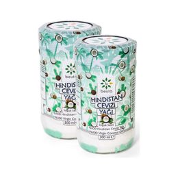 Beuta 2x300 ml %100 Doğal Soğuk Sıkım Hindistan Cevizi Yağı