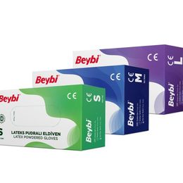 Beybi 100 Adet S Boy Pudrasız Nitril Muayene Eldiveni