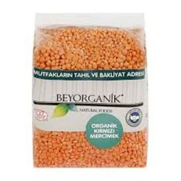 Beyorganik Organik 1 Kg Kırmızı Mercimek