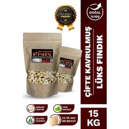 Bi Fındık 15 kg Çifte Kavrulmuş İri Taneli İri Boy Çıtır İç Fındık